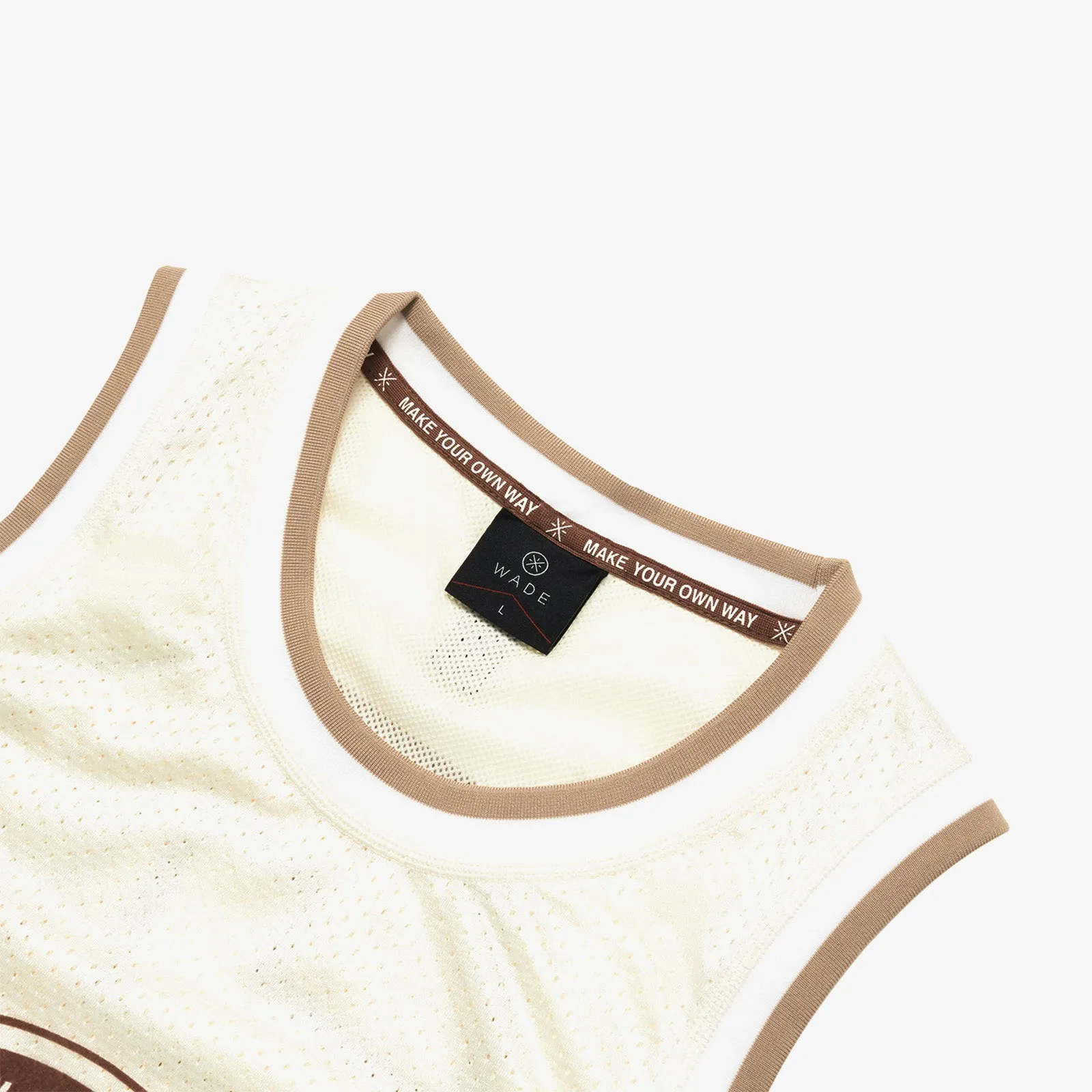 Wade Hall Of Fame Jersey - Cream