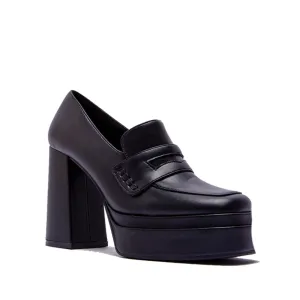 Wellness Chunky Heel Platform Loafers