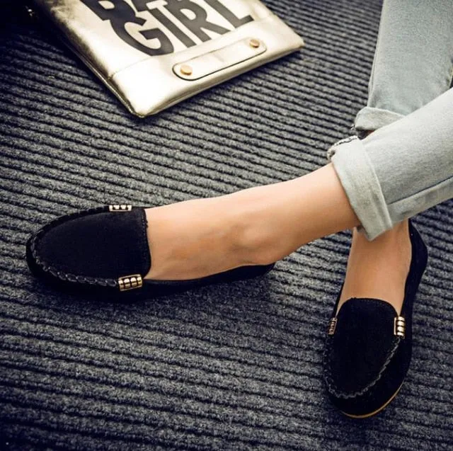 Women Flats- Loafers- Candy Color Slip on Comfortable shoes