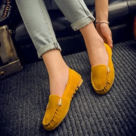 Women Flats- Loafers- Candy Color Slip on Comfortable shoes