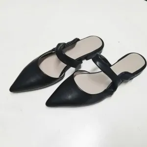 Women Sandals Real Leather Pointed Toe