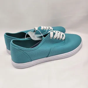 Women's Canvas Lace Up Shoes - Teal Universal Thread