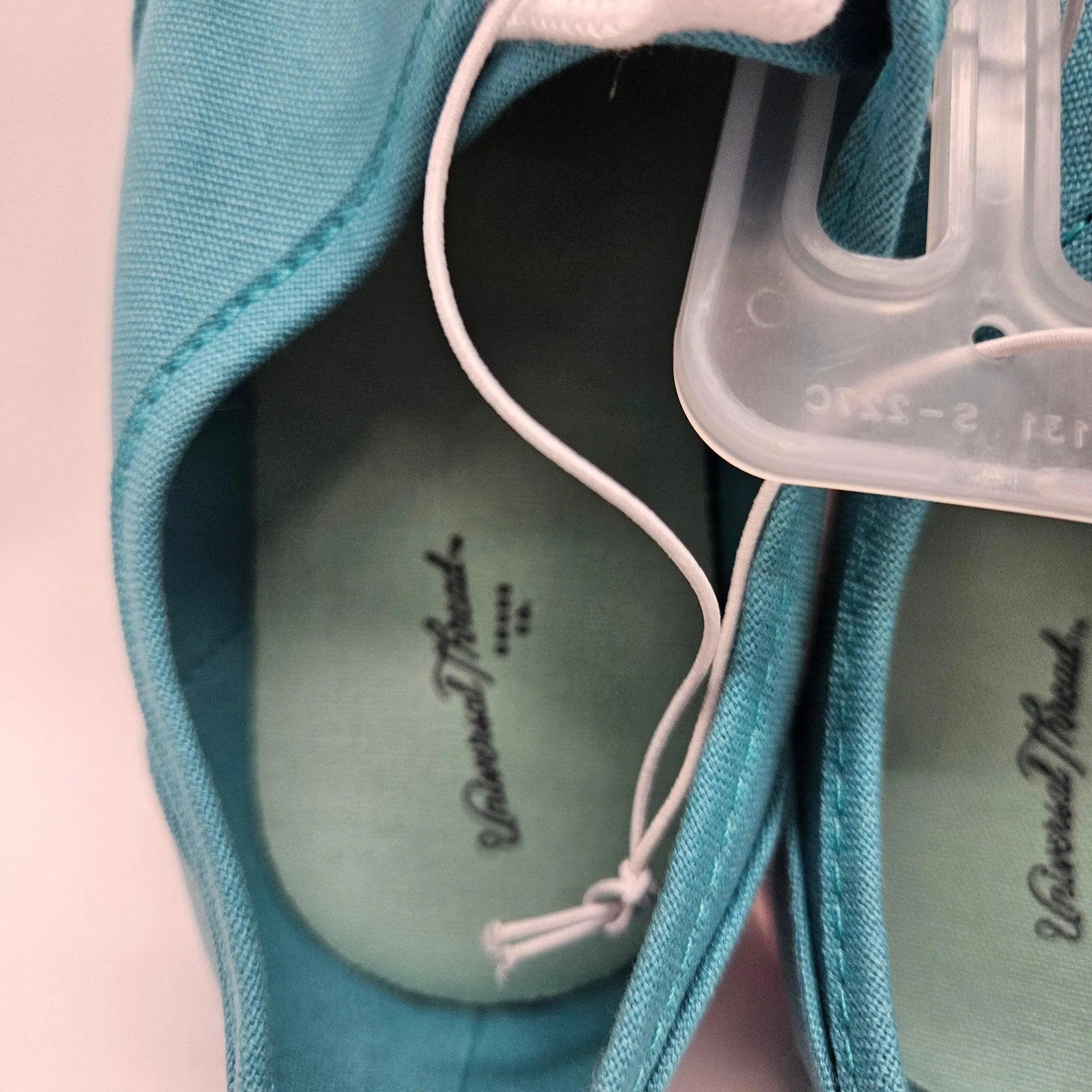 Women's Canvas Lace Up Shoes - Teal Universal Thread