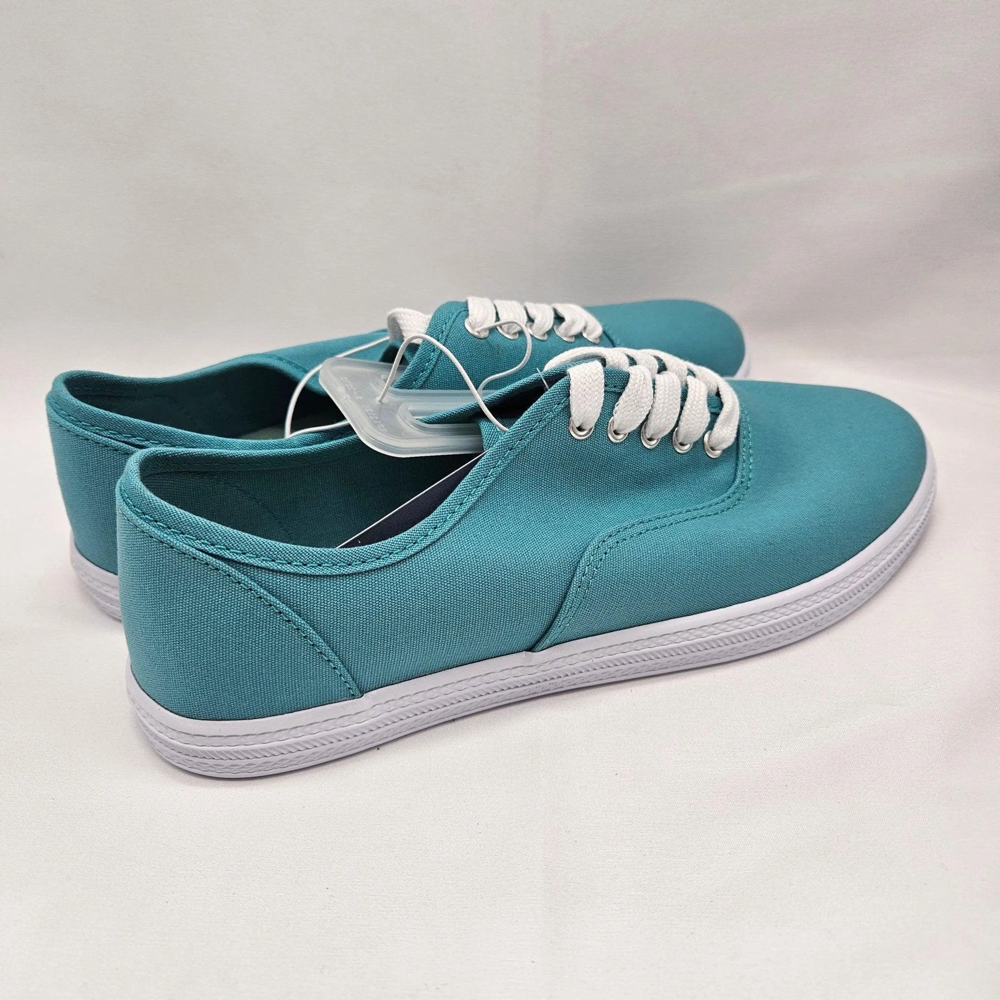 Women's Canvas Lace Up Shoes - Teal Universal Thread
