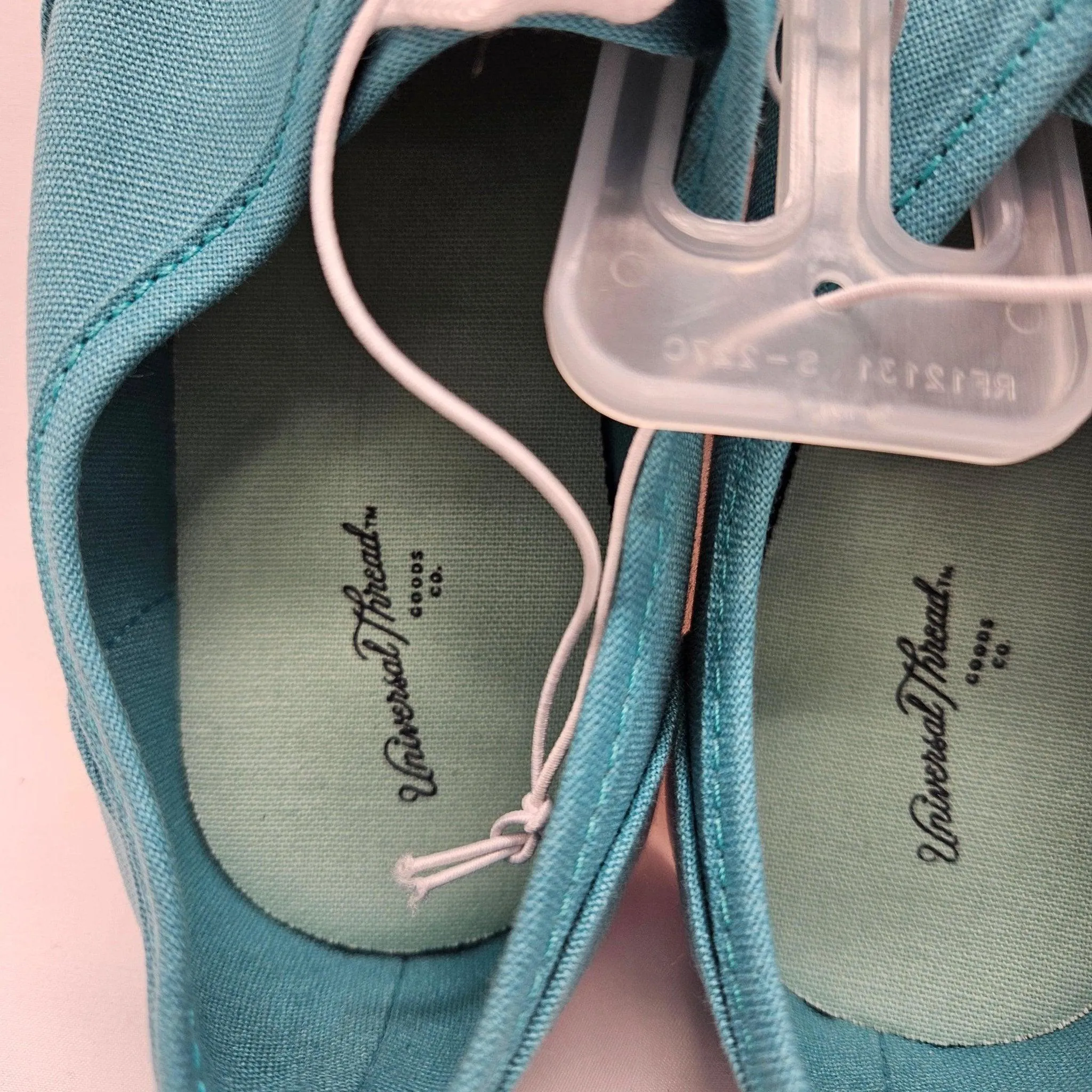Women's Canvas Lace Up Shoes - Teal Universal Thread