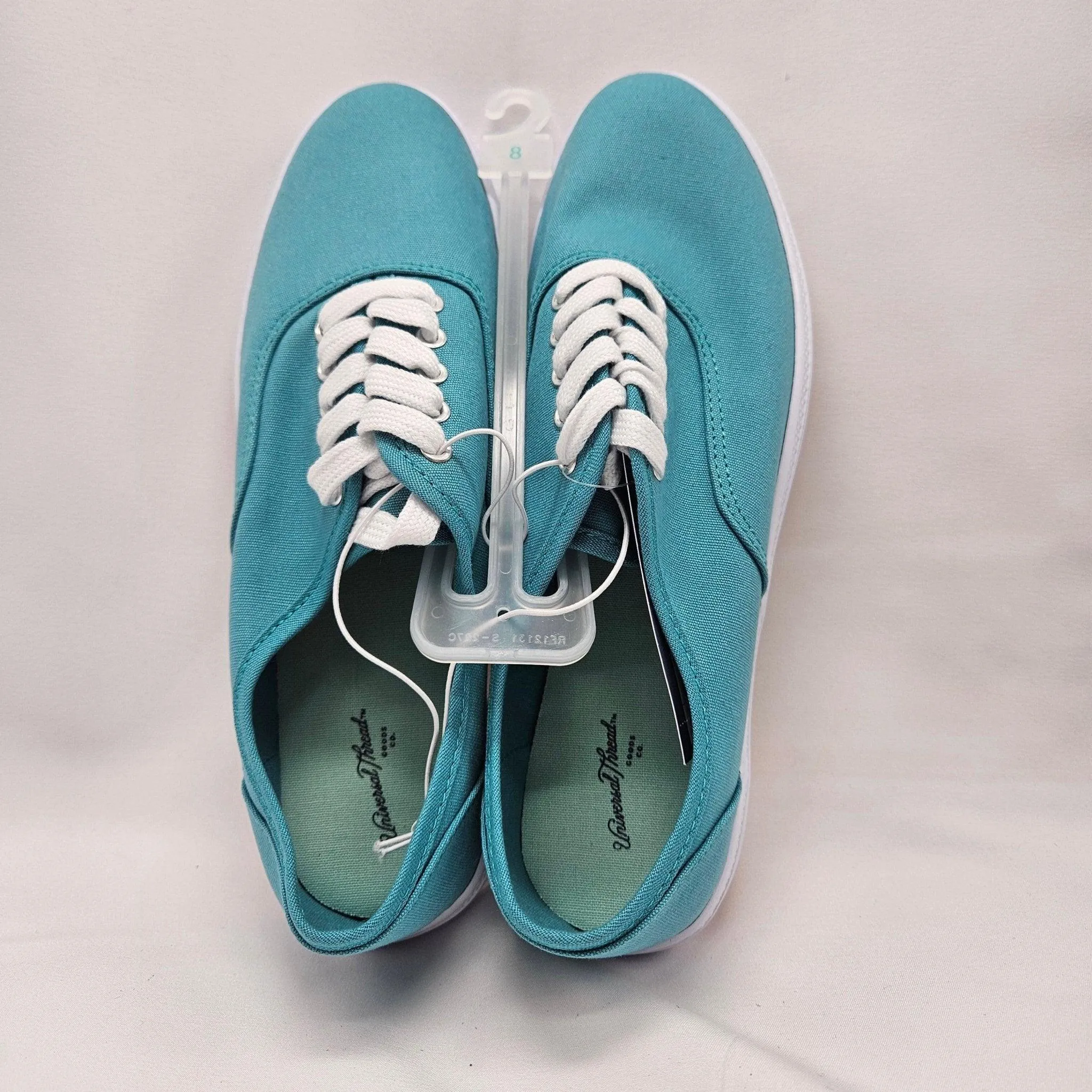 Women's Canvas Lace Up Shoes - Teal Universal Thread