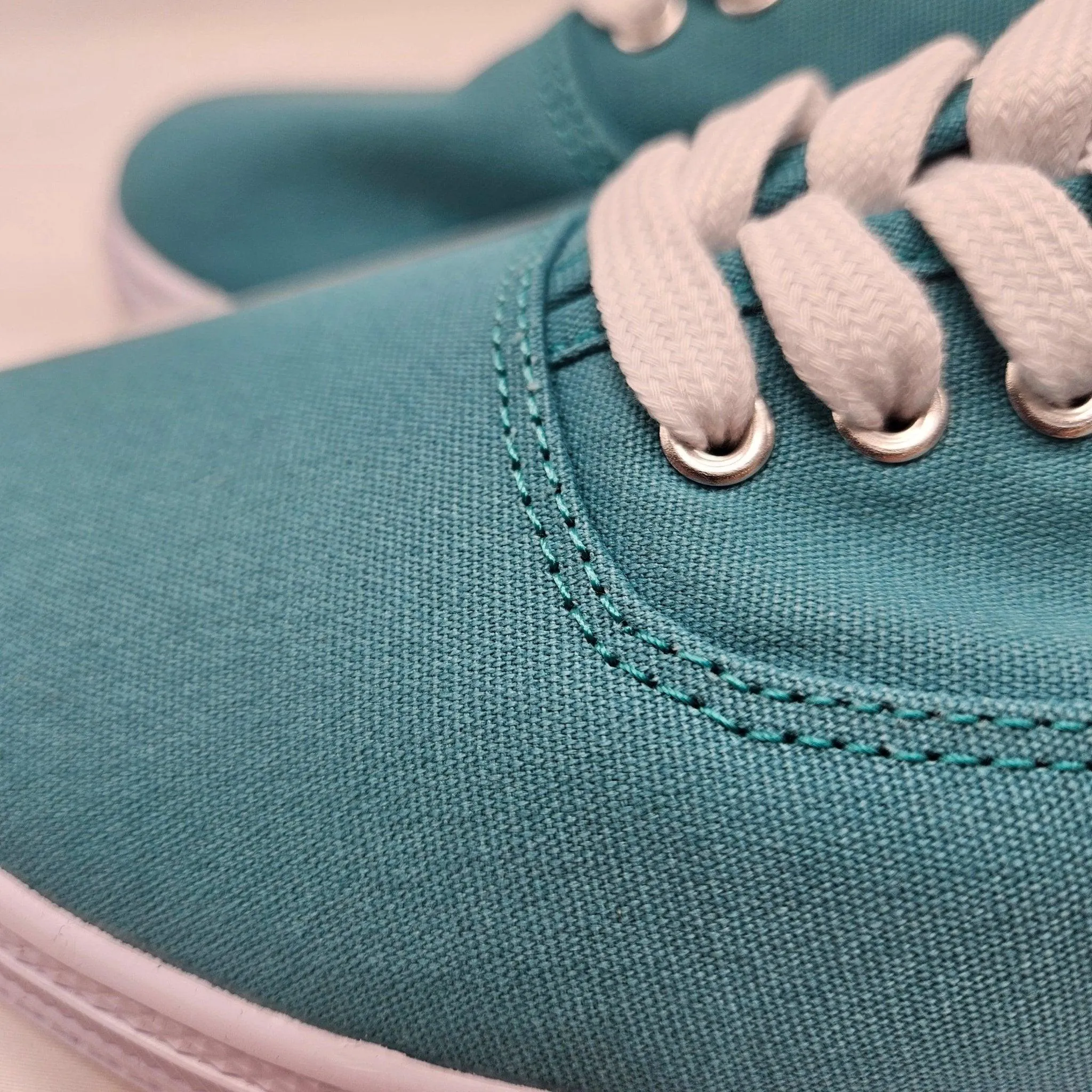 Women's Canvas Lace Up Shoes - Teal Universal Thread
