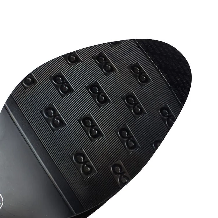 Women's Studded Round Toe High Heel Mid Calf Boots
